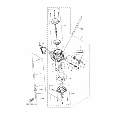 Yamaha Teil 43DE439G0000