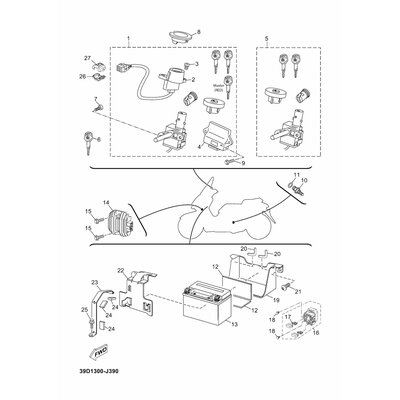 MAIN SWITCH IMMOBILIZER KIT