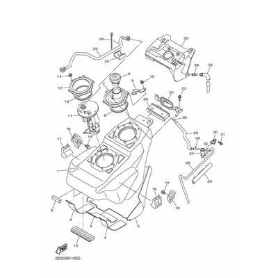 Yamaha Teil 2S3213500000