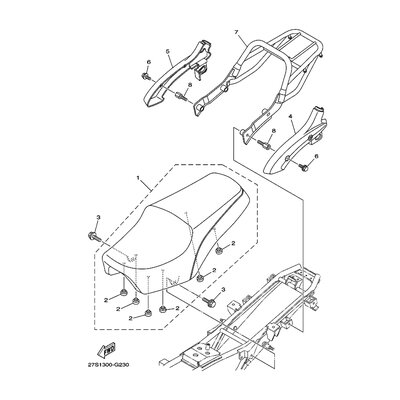 Yamaha Teil 27SF474W0000