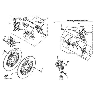 BREMSSATTEL-DICHTUNGSSATZ