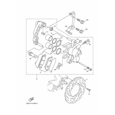 BREMSSATTEL-DICHTUNGSSATZ