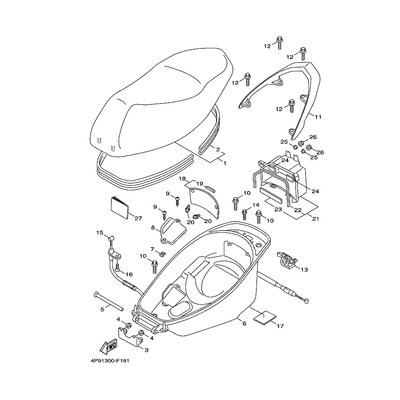 Yamaha Teil 4P9F8199S000