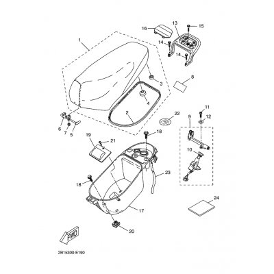 Yamaha Teil 1B0F819UG000