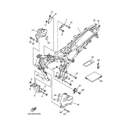 Yamaha Teil 27SF8199F000