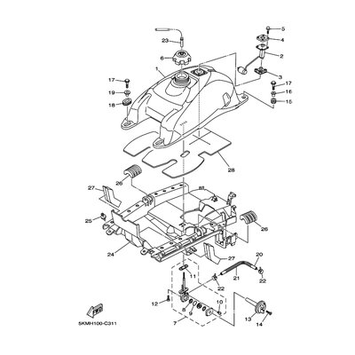 BOLT, FLANGE(4MY)