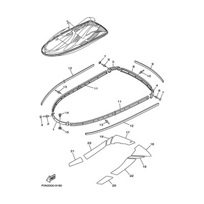 GUNWALE, STERN 1