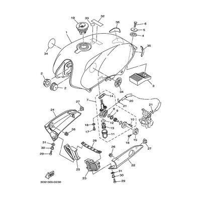 Yamaha Teil 9700N0801600