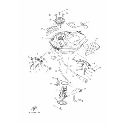 Yamaha Teil 2RC2419F0000