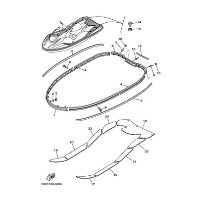 GUNWALE, SIDE