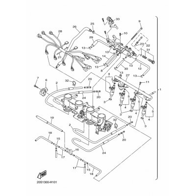 Yamaha Teil 20S823860000