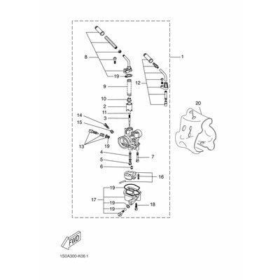 CARBURETOR ASSY 1