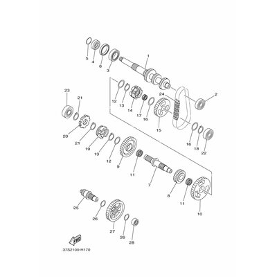 GEAR, LOW WHEEL(45T)