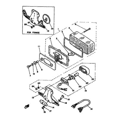 LICENCE LAMP UNIT ASSY