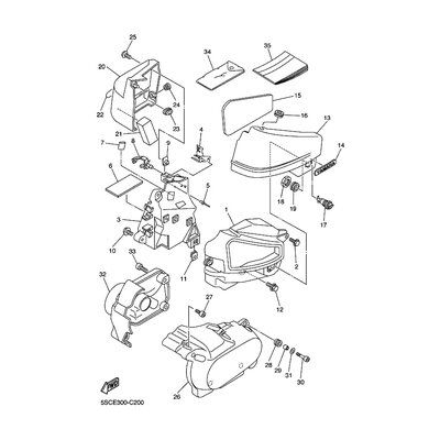 Yamaha Teil 5SC28199F100