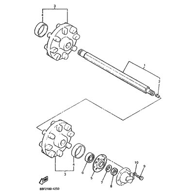 HOUSING, FRONT AXLE