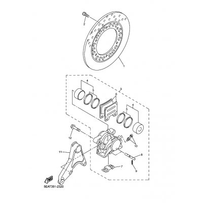 BREMSSATTEL-DICHTUNGSSATZ