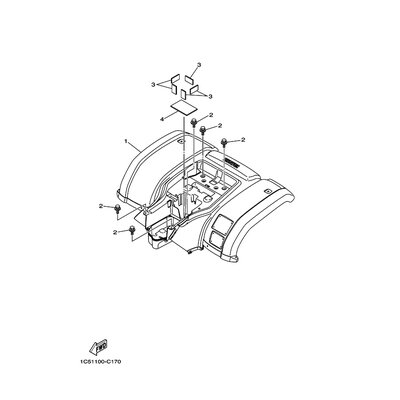 Yamaha Teil 1C5W216B0200