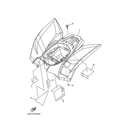 REAR FENDER ASSY.