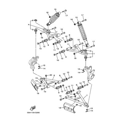 Yamaha Teil 5UGF358A0000