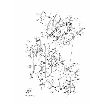 REAR FENDER ASSY