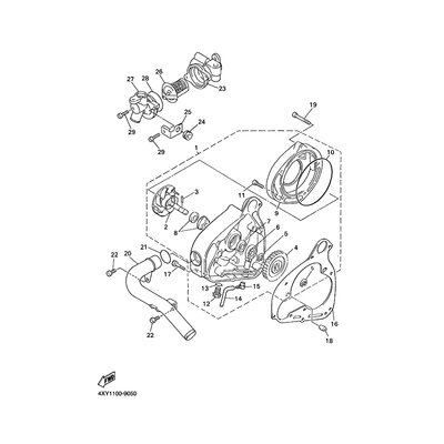 GEHAUSE, THERMOSTAT