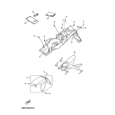 Yamaha Teil 5WXF819UE000