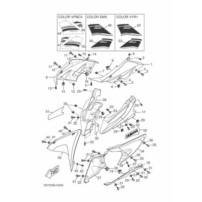 Yamaha Teil 5D7F172S0000