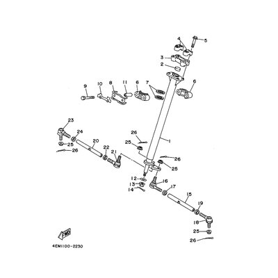 BRACKET, STEERING LOWER