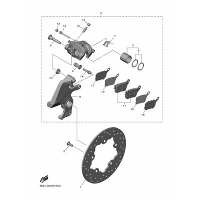 BREMSSATTEL DICHTUNGSSATZ