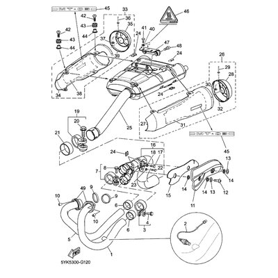 Yamaha Teil 5YKE111B2000