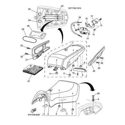 Yamaha Teil 5YKF8199F100