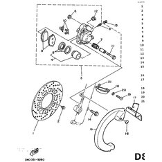 BREMSSATTEL-DICHTUNGSSATZ