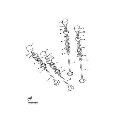 Yamaha Teil 4C8121270000