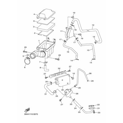 SCHLAUCH, UNTERDRUCKSENSOR