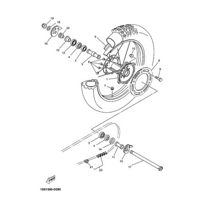 Yamaha Teil 9456X0013300