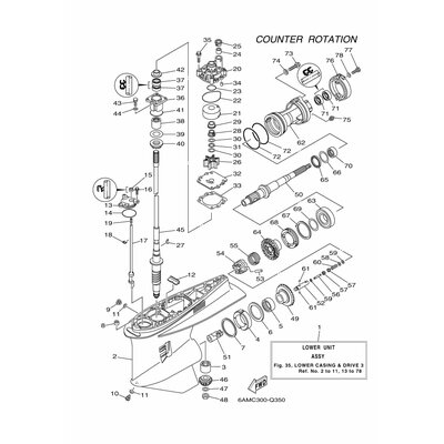 Yamaha Teil 69K441500000