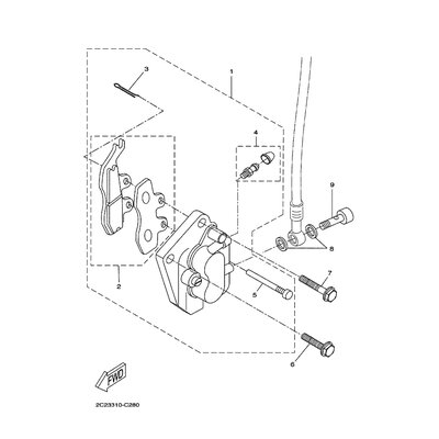 BREMSSATTEL KOMPL.(L)