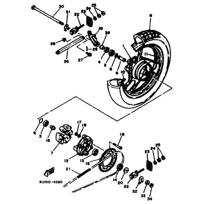 KONSOLE, BREMSSATTEL