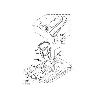 DOUBLE SEAT ASSY