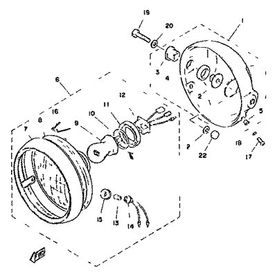 SCHEINWERFER KOMPL.