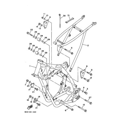 BOLT, FLANGE(4EW)