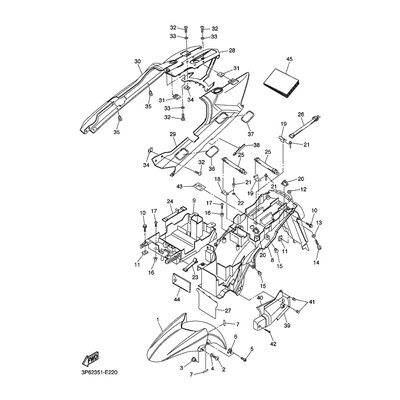 Yamaha Teil 3P628199F000