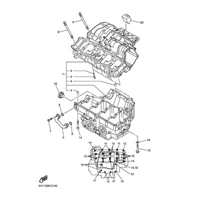 BOLT, FLANGE (1T7)