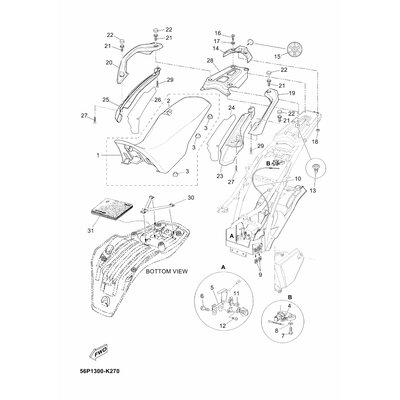 Yamaha Teil 56PF8199S000