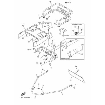 BRACKET, FRONT