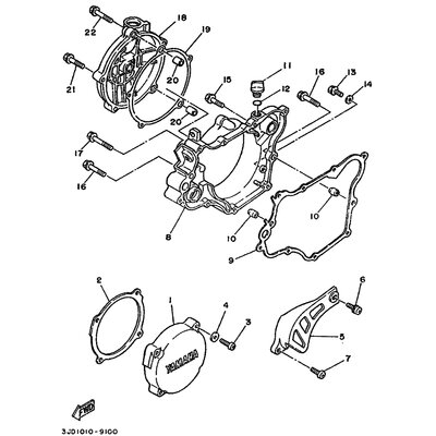 COVER, CRANKCASE 3