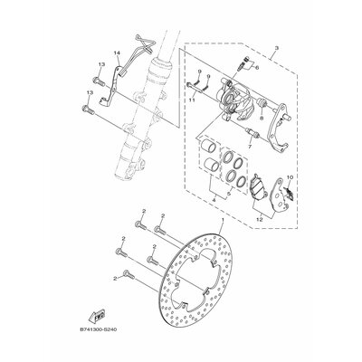 BREMSSATTEL KOMPL.(R)