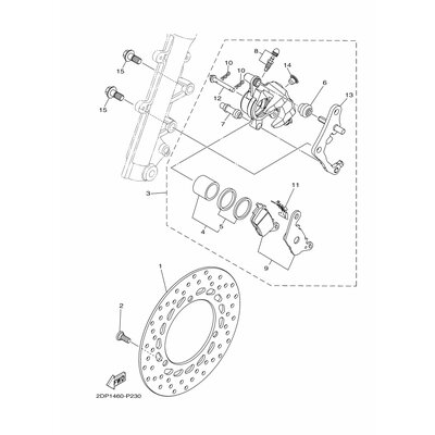 BREMSSATTEL KOMPL.(R)