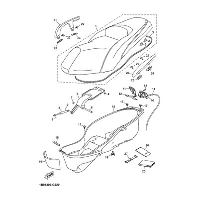 BODY,  SEAT LOCK 2